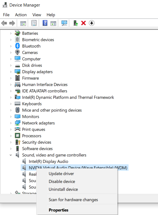 Update Driver-Device Manager